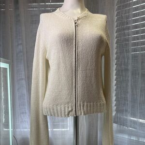 Streetwear Society Cream Cardigan Sweater